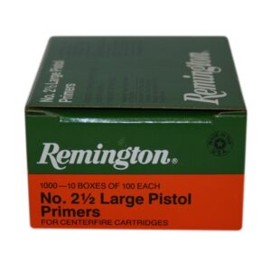 Remington # 2-1/2 Large Pistol Primers (1,000)
